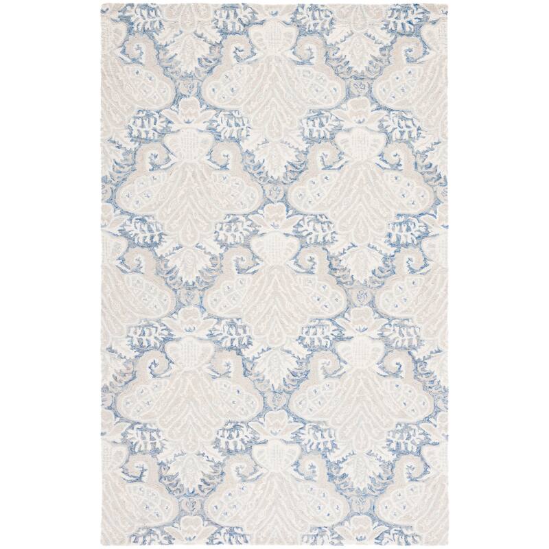 SAFAVIEH Handmade Micro-Loop Doinita Modern Wool Rug