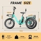 preview thumbnail 16 of 34, DoCred 20"x4" Fat Tire Electric Tricycle, 48V 500W with 7 Speed Ebike