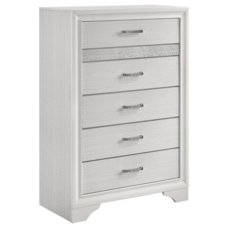 Miranda 4-piece Platform Storage Bedroom Set White