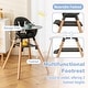 preview thumbnail 25 of 35, Costway 6-in-1 Convertible Wooden Baby Highchair Infant Feeding Chair - See Details