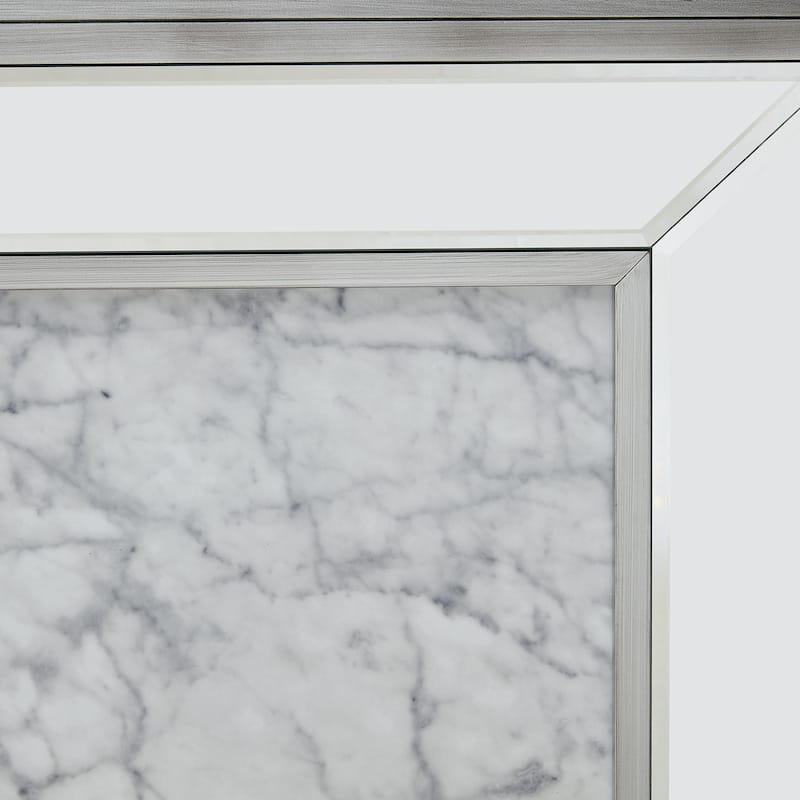 SEI Furniture Tranton Glam Mirror Electric Fireplace - N/A