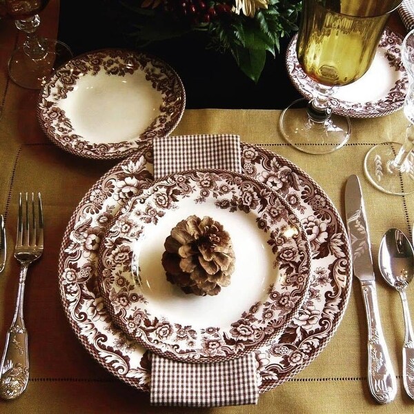 Spode Set of 4 Delamere Plates - Bed Bath & Beyond - 38394885