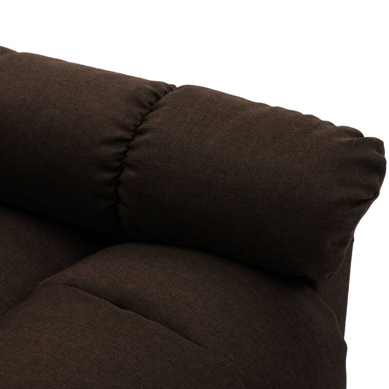 vidaXL Recliner Chair Leisure Cozy Recliner for Home Theater Cinema Fabric - 29.1" x 38.9" x 40.1"