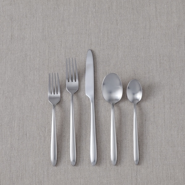 Fortessa Velo – Set Posate 20 Pezzi In Acciaio Inox Spazzolato – Design Moderno E Portatile
