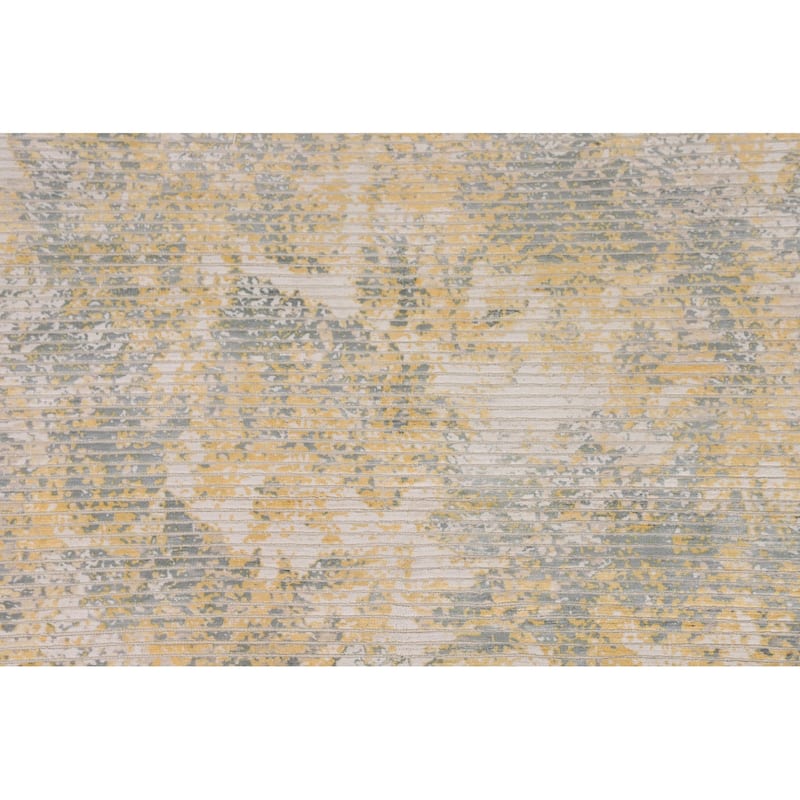 All-Over Striped Abstract Area Rug Handmade Wool Carpet - 5'6"x 7'6"