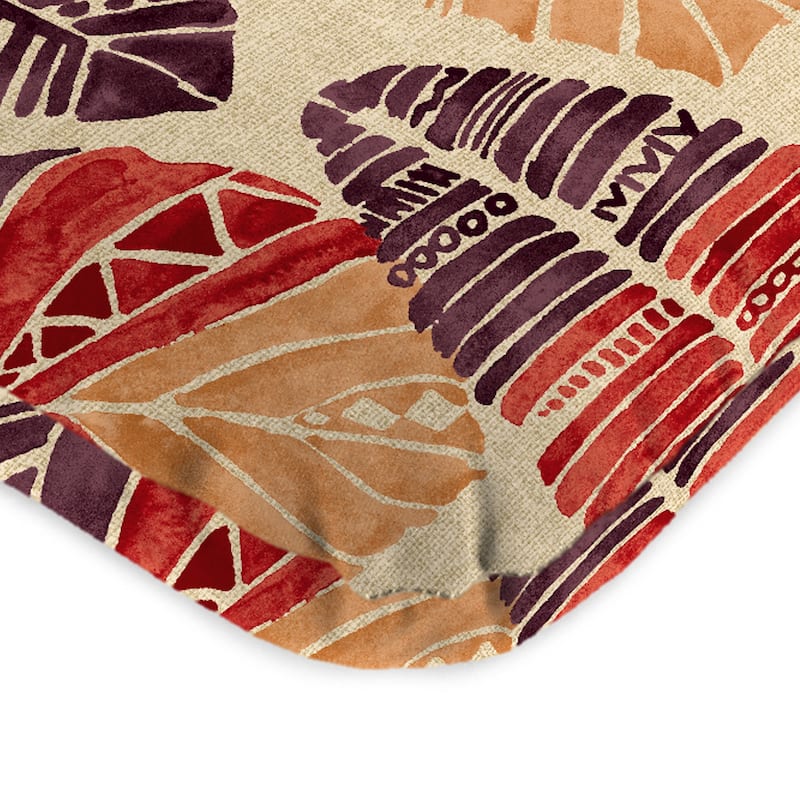 22" x 45" Outdoor Chair Cushion with Ties and Loop - 45'' L x 22'' W x 5'' H