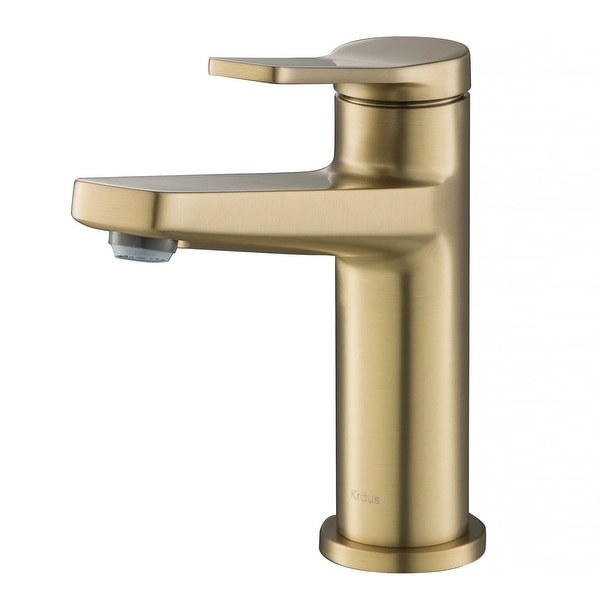 KRAUS Indy Single Handle 1-Hole Bathroom Faucet. Opens flyout.
