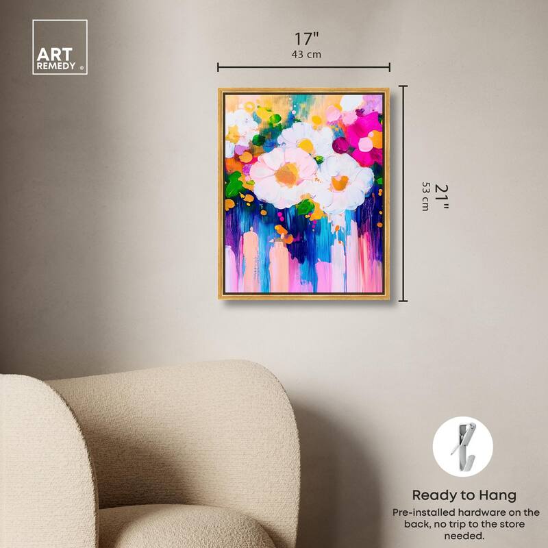 Contrast of Purity II Canvas by Art Remedy