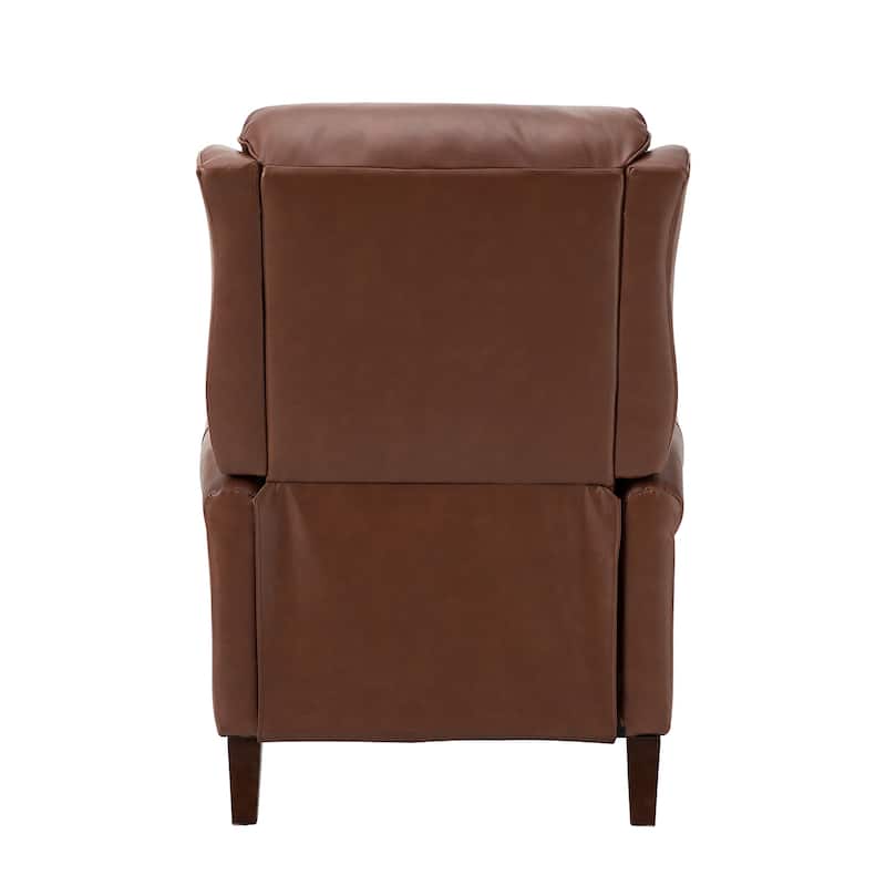 Noemon Genuine Leather Recliner with Nailhead Trims by HULALA HOME (Set of 2)