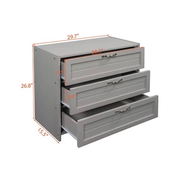 dimension image slide 2 of 4, Versatility Low Twin Size Wood Loft Kids Bed with Cabinet,Shelf,Slide