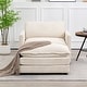 preview thumbnail 110 of 150, Corduroy Sectional Sofa with Removable Ottomans & Ultra-soft Cushions for Living Room & Bedroom