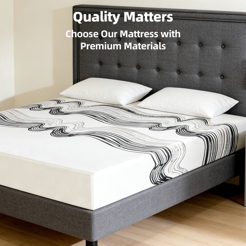 GDFStudio Corbin 12-Inch King Mattress with Ultra-Breathable & Sterilizing