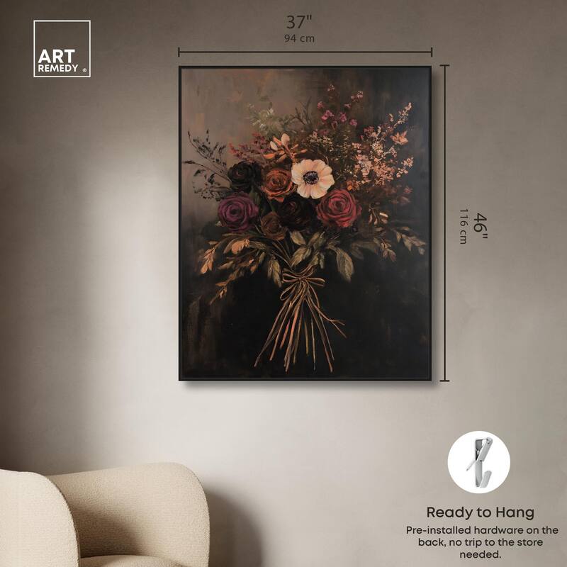 Smoldering Bouquet II Canvas by Art Remedy