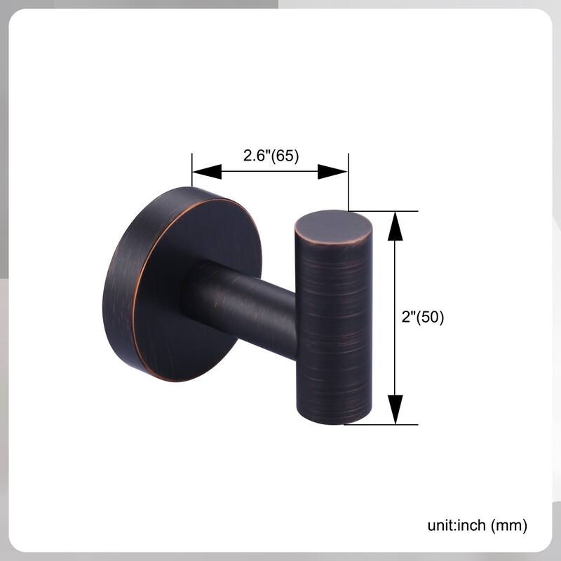 WOWOW 6-Piece Bath Hardware Set with Mounting Hardware