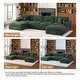 preview thumbnail 121 of 131, Oversized Chenille Modular Sectional Sofa Conversation Set with 2 Ottomans