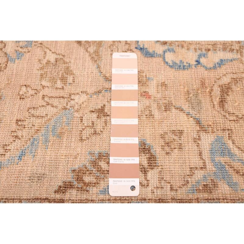 ECARPETGALLERY Hand-knotted Antalya Vintage Tan Wool Rug - 7'0 x 9'7