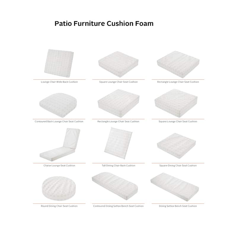 Classic Accessories Water-Resistant 72 x 21 x 3 Inch Patio Chaise Lounge Cushion Foam