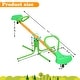 preview thumbnail 3 of 4, Roomfitters 360° Spinning Seesaw, Outdoor Sit and Spin Teeter Totter Playground Equipment for Backyard Fun, Green