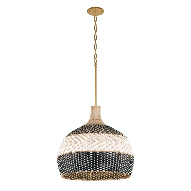 Crystorama Lighting Group ZAN-9005 Zanzibar 5 Light 21" Wide Pendant