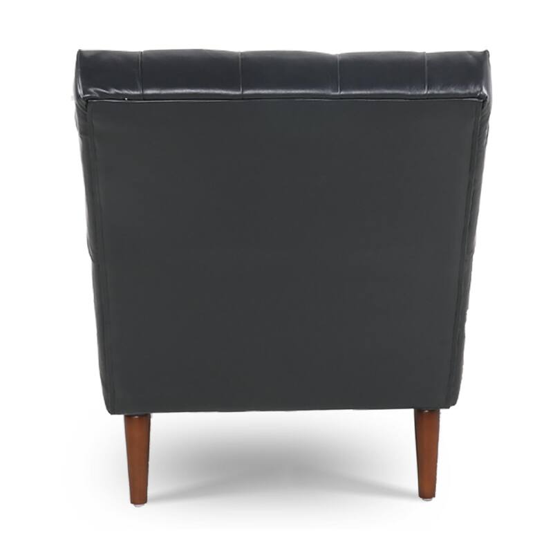 25.39" PU Upholstered Buttons Tufted Chaise Lounge Chair
