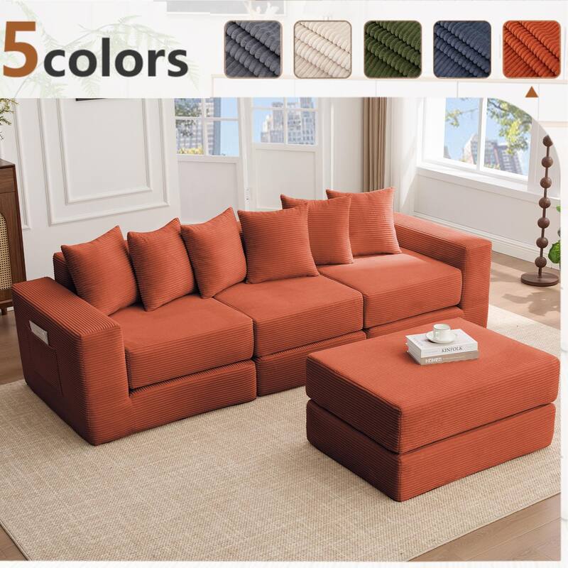 10-in-1 Convertible Sofa Sectional