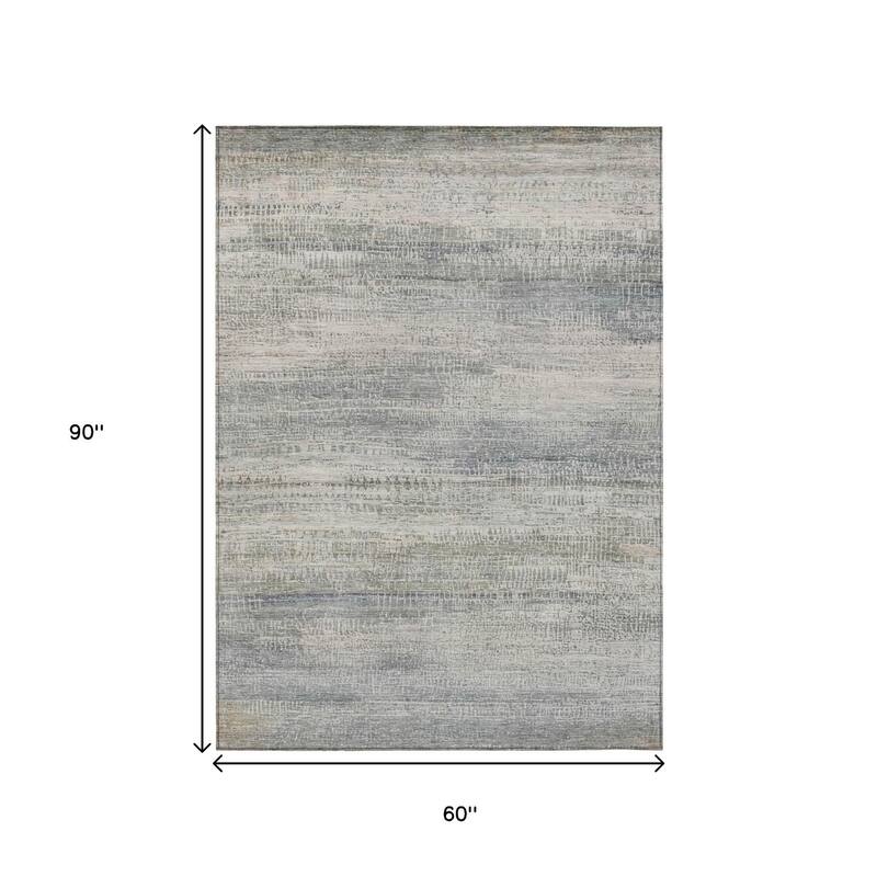 HomeRoots Abstract Transitional Rectangle Outdoor Rug