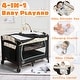 preview thumbnail 17 of 20, Babyjoy 4 in 1 Convertible Portable Baby Playard - See Details