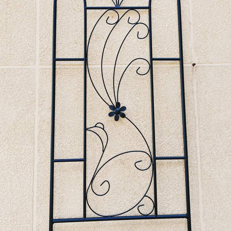 2 Pack Metal Garden Trellis 86.7in x 19.7in Rustproof Trellis