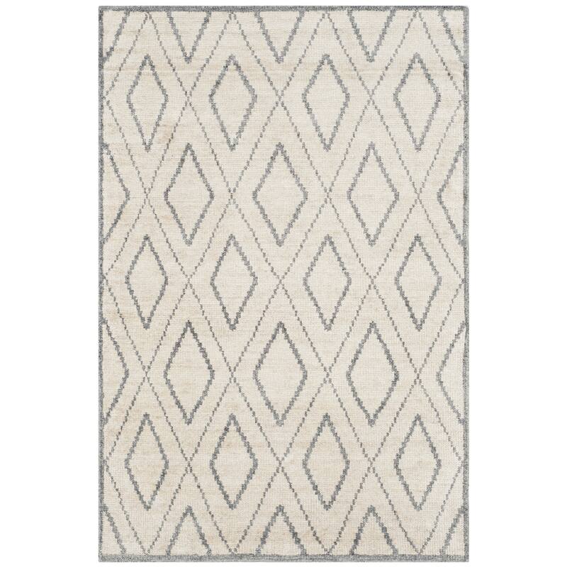 SAFAVIEH Hand-knotted Stone Wash Hilja Modern Wool Rug