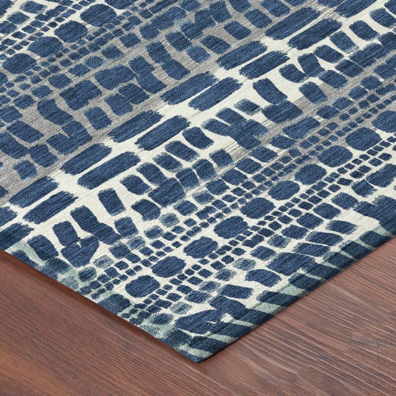 Machine Washable Indoor/ Outdoor Modern Winfield Chantille Rug