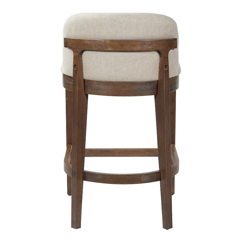 Christopher Knight Home - Calista Modern Wooden Upholstered Counter Stool