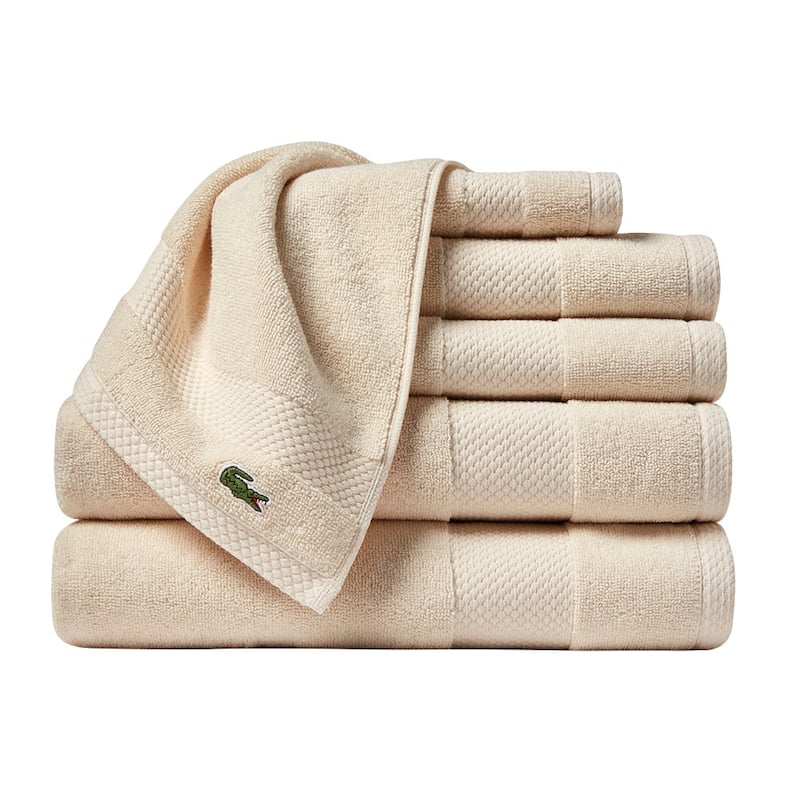 Lacoste Heritage Supima 100% Cotton 6 Piece Towel Set