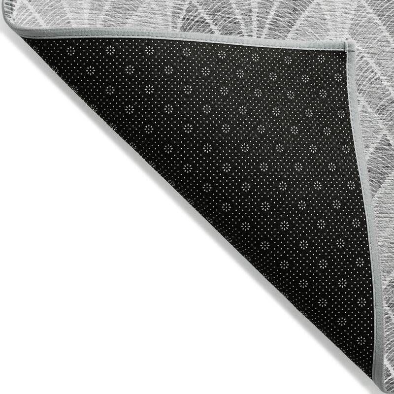 Machine Washable Indoor/ Outdoor Chantille Modern Mosaic Rug