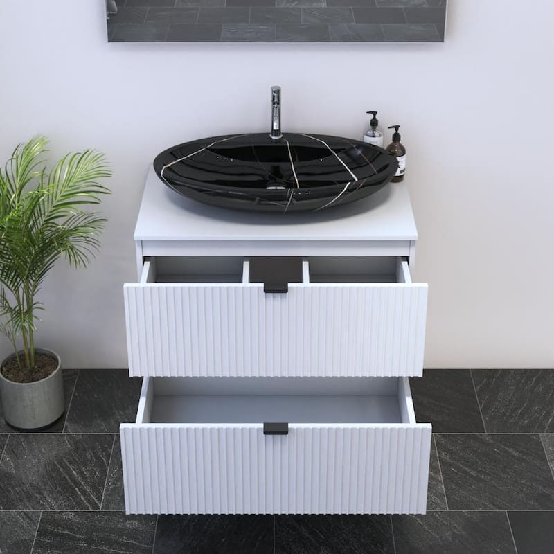 Nicole 2S 80 Floating Bathroom Vanity (32" Width)