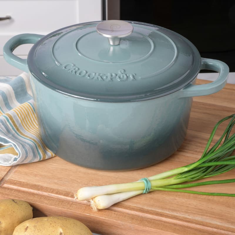 Crock Pot Artisan 5-Quart Cast Iron Dutch Oven