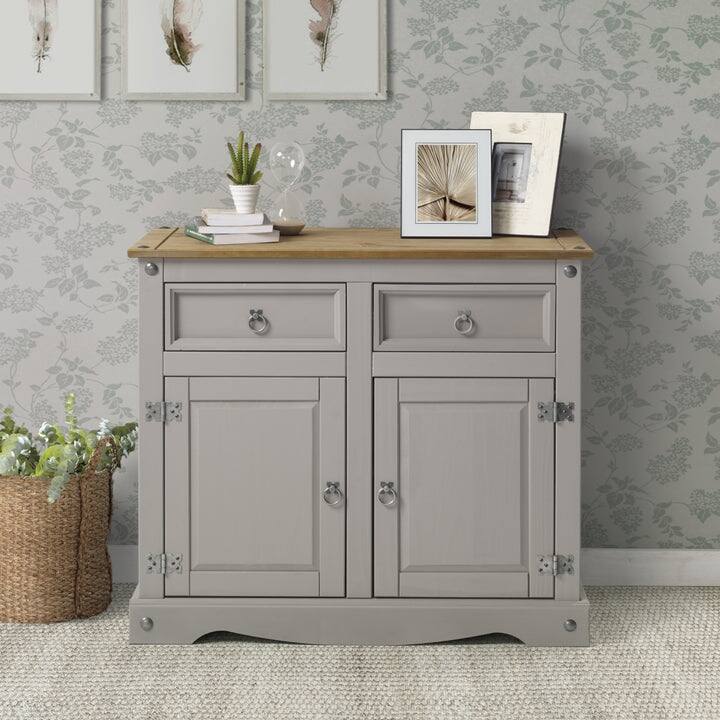 35" Wood Buffet Sideboard Corona Collection | Furniture Dash