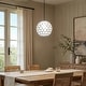 preview thumbnail 31 of 56, Capiz Honeycomb Globe Pendant Light