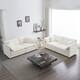 Option White 2-Seater Sofa*2