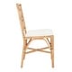 preview thumbnail 6 of 7, SAFAVIEH Bhumi Accent Chair with Cushion Set of 2 (Fully Assembled) - 19Wx21Dx36H