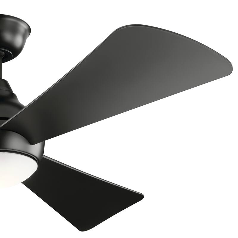 Kichler Lighting Sola 54-inch LED Ceiling Fan Satin Black