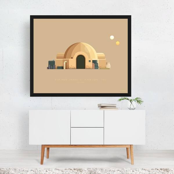 Star Wars Episode IV A New Hope Lars Homestead Art Print/Poster - Bed ...
