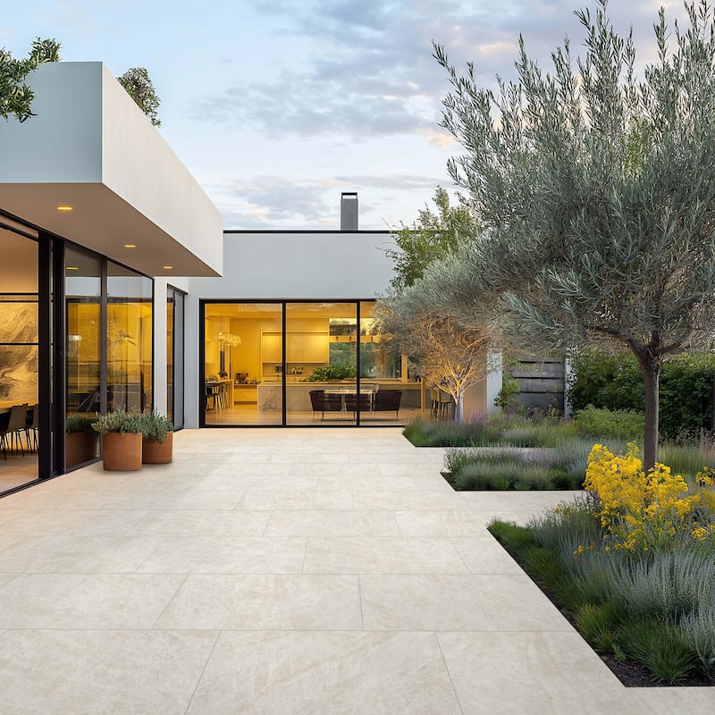 Ackland AKLNP24X48M-PL 24" x 48" Rectangle Exterior Paver Tile - Matte