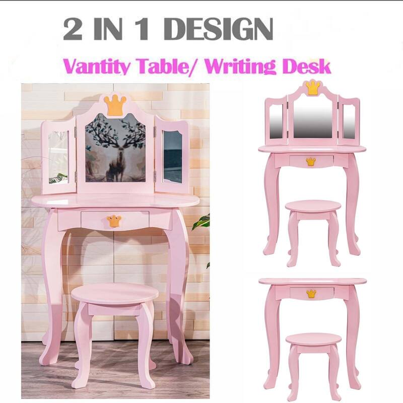 2-in-1 Princess Vanity Set