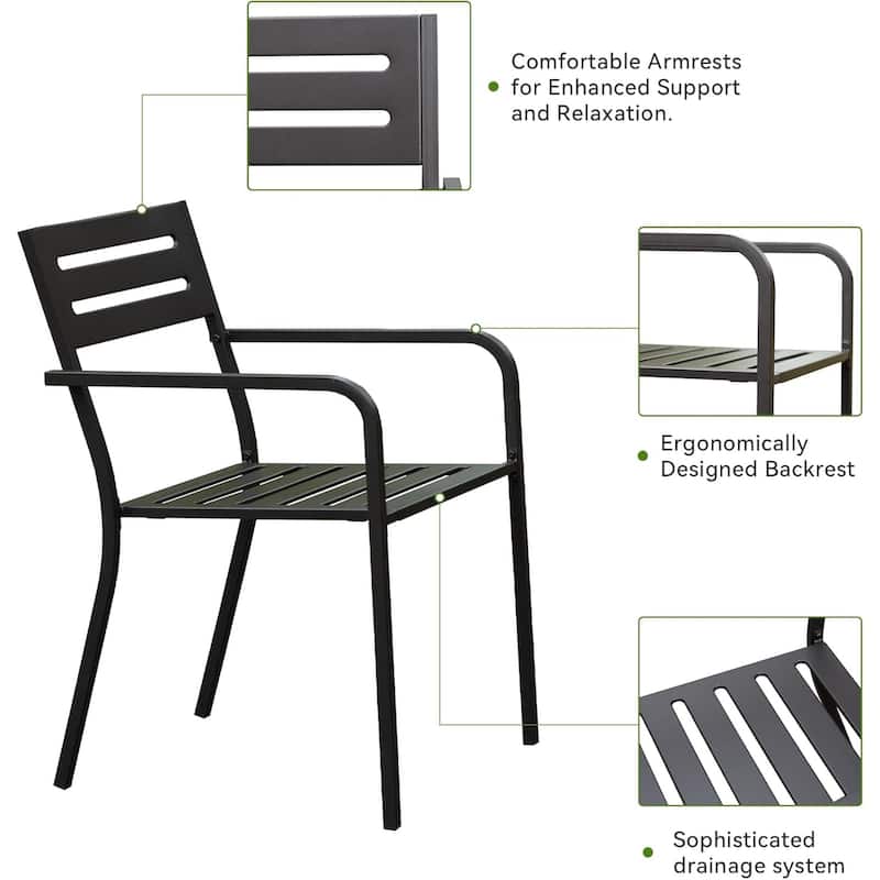 Patio Dining Chairs Set of 4