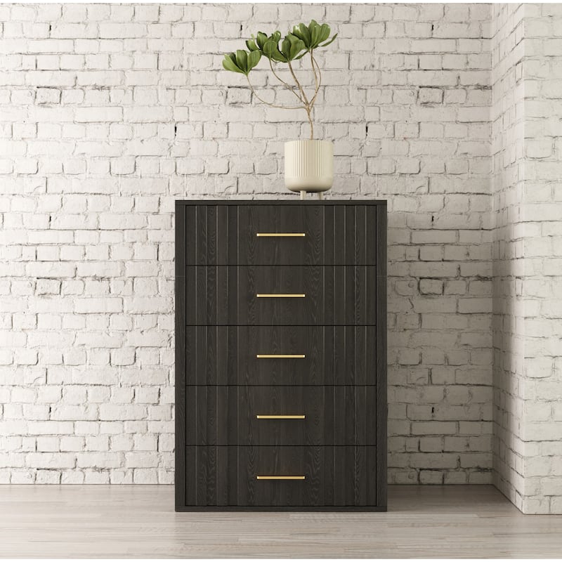 Modrest Manchester Contemporary Dark Grey Chest