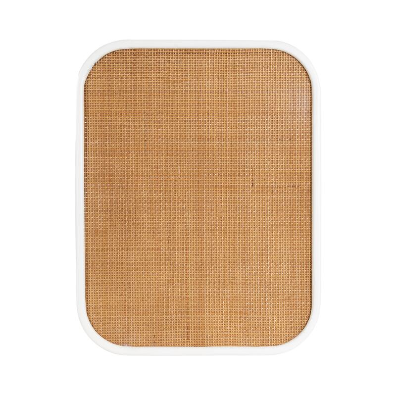 Kate and Laurel Planche Rattan Wall Pinboard