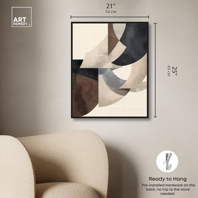 Planar Curves Canvas by Art Remedy