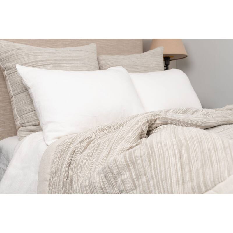 Gill, Cotton/Flax, Natural, Oversize King Quilt