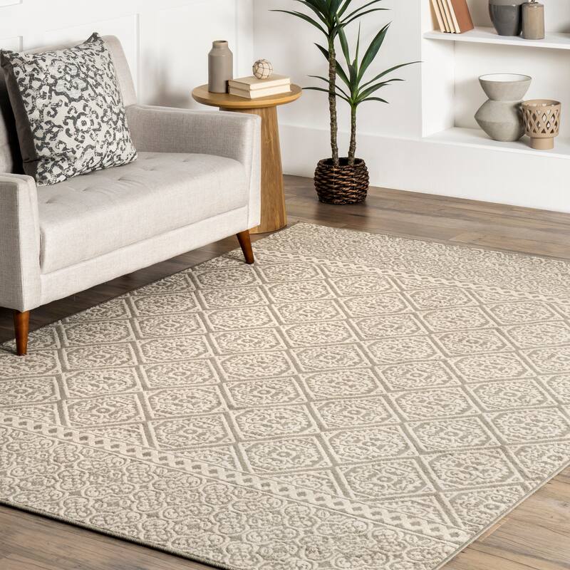 Nuloom Transitional Floral Jeanette Area Rug
