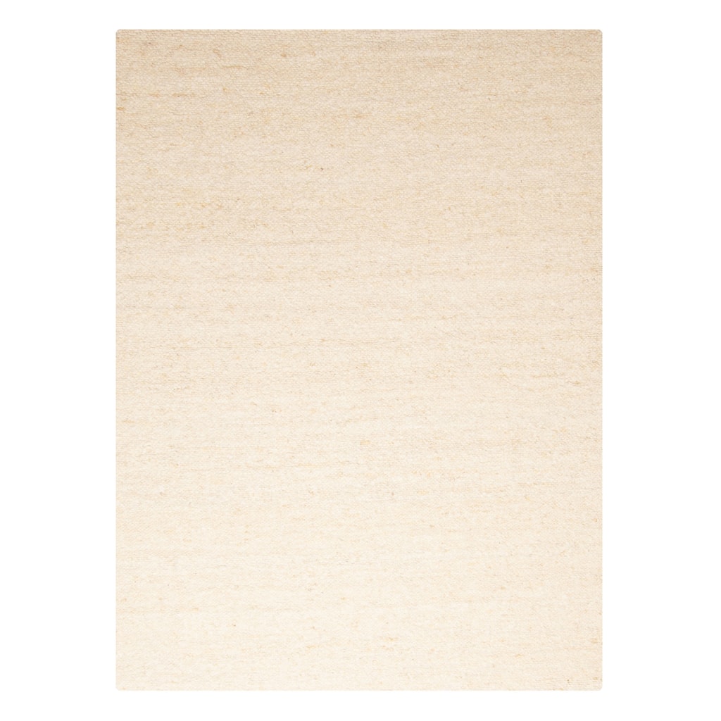 ECARPETGALLERY Braid weave Sienna Cream Wool Rug - 5'7 x 7'4